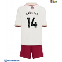 Fotballdrakt Barn Arsenal Viktor Gyokeres #14 Tredjedraktsett 2025-26 Kortermet (+ Korte bukser)